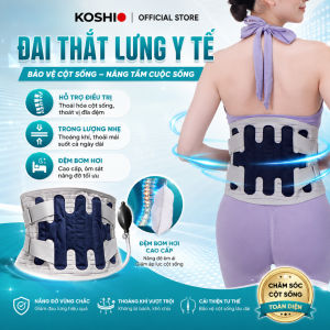 Đai Lưng Cột Sống KOSHI DTL022 Hỗ Trợ Thoái Hóa Thoát Vị Đĩa Đệm Cong Vẹo Đau Thần Kinh Tọa THUOCTOT247
