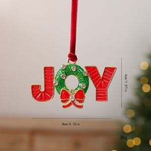 MIRELAE Vật liệu hợp Đồ trang trí treo cây thông Noel Thiết kế treo Màu sắc rực rỡ Dây Chuyền Giáng Sinh Bằng Hợp Sống động Chủ đề người tuyết Đồ trang trí Giáng sinh Dành cho Lễ Giáng Sinh