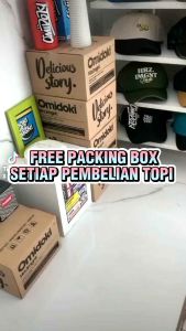 Topi Polo Caps Omidoki Two Colour All Variant Hat Topi Pria Distro