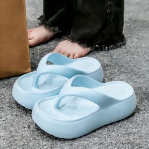 [Free Shipping] WomenS Thick-Soled Flip-Flops For Summer Fashionable Outdoor EVA Slippers Non-Slip And Wear-Resistant Beach Sandals