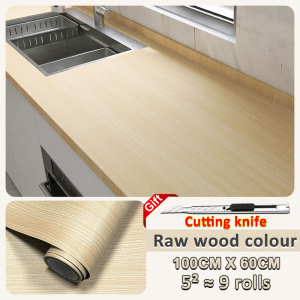 PVC Wallpaper Wood Grain self adhesive Wallpaper corak kayu kertas dinding berpelekat wallpaper meja kabinet
