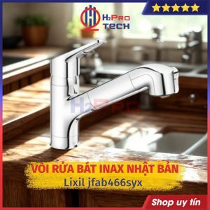 Vòi Bếp Inax Rút Dây JF-AB466SYX Hàng Nhật Nội Địa – Vòi Nước Cao Cấp Cho Bếp Hiện Đại Lọc Nước Trực Tiếp 3 Chế Độ Xả-H2Pro
