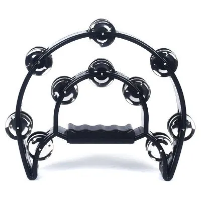 Drum Tamborin Perkusi Rebana Musik Setengah Bulan Ganda Tahan Lama Alat Musik Tamborin Tambourine Double Ring Kecrekan Tamborine Speeds COD