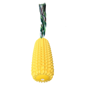 Thiết kế Ngô đồ chơi cho chó cưng làm sạch răng nhai căng thẳng làm giảm tương tác đào tạo Đồ chơi bóp kêu cho chó con và chó trưởng thành