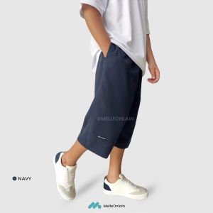 Celana Pendek Sirwal Standar Chino 3/4 Bermuda Kulot Melleonlain
