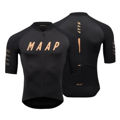 Maap Áo đi xe đạp chuyên nghiệp chống UV Nam Nữ Đạp Xe Đạp quần áo 2023 thời trang xe đạp Áo ngắn tay Jersey nhanh chóng-khô Áo đi xe đạp
