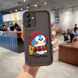 Phone Case Samsung A56 A36 A26 A16 A06 A55 A35 A25 A15 5g A05s A05 S24 fe ultra S24+ S23 fe ultra Cute Cartoon Doraemon Design Full Coverage Camera Protection TPU Soft Casing Galaxy A55 5g for Couple Cover Case