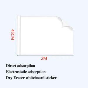 INNEWIN Tĩnh điện Miếng dán tường bảng trắng Không dùng keo PVC Bảng trắng viết khô Chất lượng cao Có thể tháo rời Tấm tường có thể viết được Trẻ em vẽ tranh