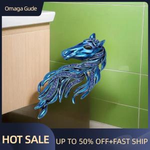 Omaga Luxury Versatile Rhinestone Horse Head Brooches For Women Animal Pins Casual Party Friends Accessories Fashion Jewelry Gifts