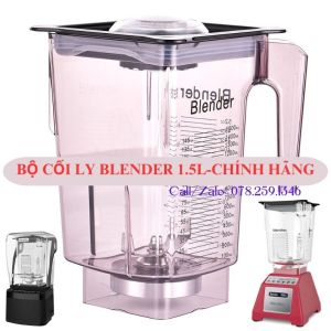Bộ cối ly máy xay sinh tố Blender cao cấp dung tích 1.5 lít hàng nhập khẩu chính hãng