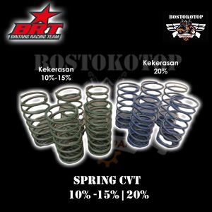 BRT Spring CVT Per CVT Beat Pop Esp Vario 110 FI Karbu Vario 125 150 Kekerasan 10-15% 20% Original Bintang Racing Team