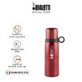 ♬Bialetti Vacuum Flask Thermos with Cup Leak Proof Stainless Steel Double Wall Hot Cold Coffee Travel Office BPA Free✫. 