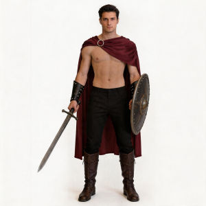[ Spot Goods ]2026 Spartan warrior cos Halloween cape for role-playing as a Roman warrior cospaly