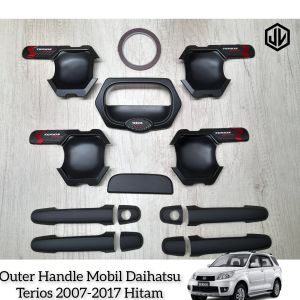 Outer Cover Handle Pegangan Pintu Mobil Daihatsu Terios 2007 - 2017 Hitam