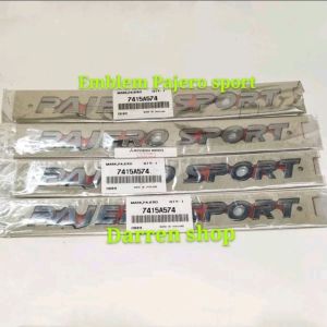 Emblem "Pajero sport" asli