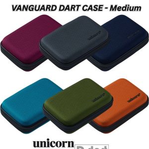 UNICORN DART CASE - Vanguard Medium DARTS CASE STRONG PROTECTION DART BAG / WALLET (BEKAS ARROW DART)
