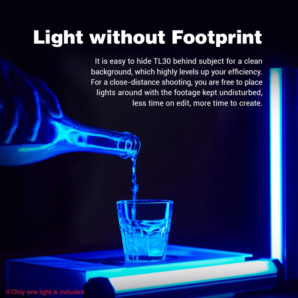 Photo Editing Studio Light Temperature Godox TL30 Full Color RGB