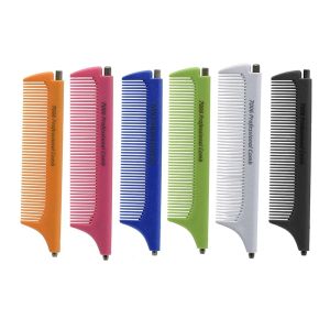 2023 New Steel Needle Pointed Tail Hair Comb Retractable Anti-static Colorful Professional Barber Hair Comb Hairdressing Tools