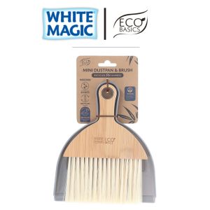 White Magic Eco Basics Mini Dustpan and Brush