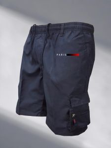Mens Tactical Shorts Elastic Waist Cargo Work Shorts Men Outdoor Casual Street Style Jogging Shorts Loose Work Casual Shorts2026