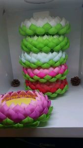 ฐานดอกบัว ฐานวางพระขนาดใหญ่ ดอกบัว ดอกบัวดินปั้น วางพระ สิ่งศักดิ์สิทธิ์