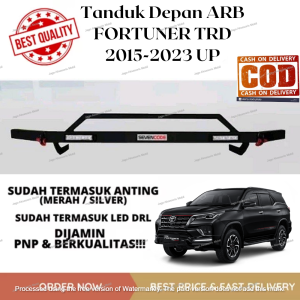 PAKET LENGKAP TOWING DEPAN BELAKANG BUMPER BEMPER BESI ARB FORTUNER TRD 2015-2023 UP