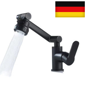 Vòi nước đa năng Nóng Lạnh Basin Mixer Germany (tặng 2 ống dẫn) xoay 360 độ 2 chế độ nước - công nghệ đức (Water Faucet)