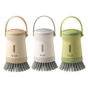 Nặng dutys bàn chải nhà bếp với tay cầm thoải mái không mài mòn lông Scrubber cho chậu Chảo món ăn chìm dụng cụ vệ sinh
