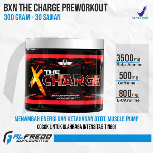 BXN The Charge 300 Gram Pre Workout Suplemen Pra-Latihan untuk Energi & Fokus Maksimal
