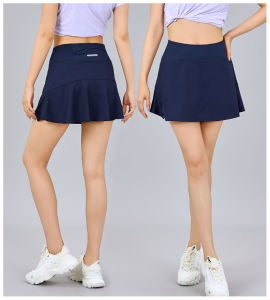 Phụ Nữ Mới Của A-Line Váy Quần vợt Golf Skorts Nội quần đùi quần soóc cầu lông và chạy bộ Yoga Váy eo đàn hồi cao