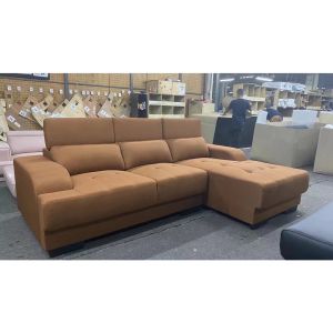 NUCCA 6236 Teddy L shape sofa set [Can choose colour] [Water Resistance Fabric or Casa Leather]