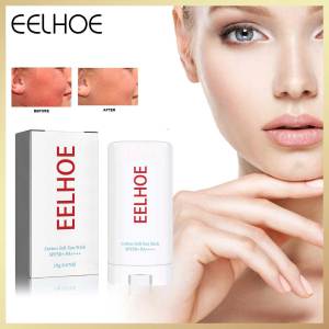Eelhoe Sun Stick Sunscreen Sunblock UV Rays Protective Cream Prevent Sunburn Oil Control Refreshing Waterproof Facial Body Sunscreen Cotton Soft Concealer UV Protection Skin Sunscreen Stick Sunblock Skin Protective Cream SPF 50 Personal Care Product 19g