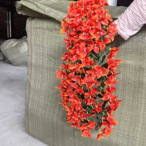 NAELIN Fake Silk Faux Bougainvillea UV Resistant Realistic Bougainvillea Vines Multicolor Long Trailing Artificial Flowers Plant for Planter Gardens Balcony Porch