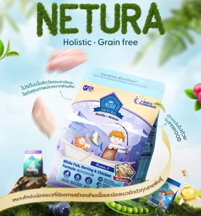 เทียบชัดๆ BUZZ Holistic & Protien vs Clover Ultra Holistic Grain-Free: อาหารแมวโฮลิสติกตัวไหนดีกว่ากัน?