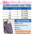 Quần đùi nam quần sọt tâm, quần short thể thao mặc nhà đi chơi đều đẹp phong cách cá tính giá rẻ AKIRA vải cotton dày dặn loại cao cấp. 