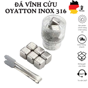 Đá lạnh vĩnh cửu đá vĩnh cửu inox 316 sét 6 viên đá lạnh đá viên inox 316 đá vĩnh cửu cao cấp