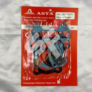 ASTA PAKING TOP SET HONDA BEAT / SCOOPY KARBU GASKET PERPAK