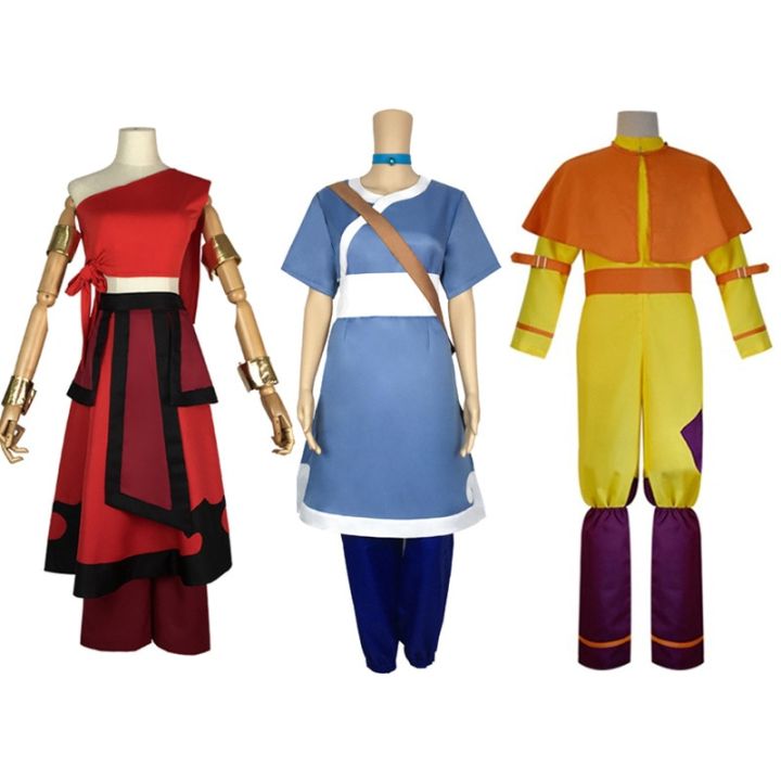 LIMovie Avatar The Last Airbender Avatar Aang Cosplay Costume Adult ...