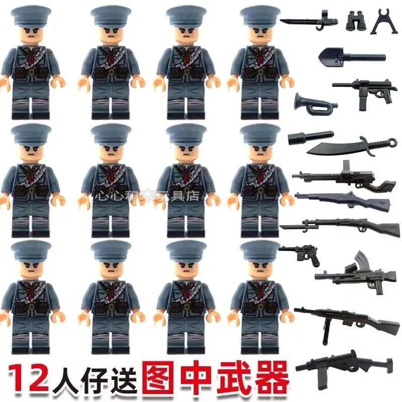 Lego army compatible toy ww2 sales camouflage cloth world war 2