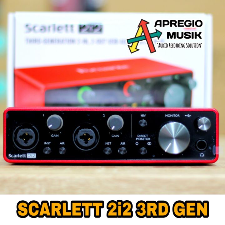 Étui De Transport Rigide Pour Focusrite Scarlett 2i2 3ème Génération – Coque EVA, Protection Anti-chocs, Poignée Confort