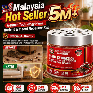 ✅BUY1FREE3✅2026 High-Efficiency Rodent RepellentNatural rodenticide also repels cockroaches and antsProtects electrical wires and furniture from rodent infestationNon-toxic and odorless Suitable for kitchens and home storage/Safe for humans驱虫/驱鼠盒驱鼠剂
