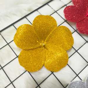 Pin Bunga Raya Kebangsaan Malaysia Cekak Merdeka Hibiscus Glitter Flower Headband  8CM / 10CM / 12CM
