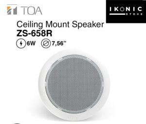 IKONIC Celling Speaker Toa ZS 658 R Speaker Plafon Original Garansi Resmi