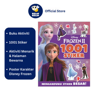 Disney Frozen 2 1001 Stiker Buku Aktiviti Untuk Kanak Kanak (Bahasa Melayu)
