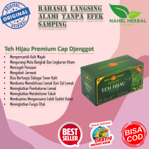 Isi 1 Pcs Obat Diet Herbal Cepat kurus Ampuh Aman BPOM Teh Hijau Celup Cap Djenggot Teh Original Jamu Langsing Alami Halal my body Joyjus lasmi