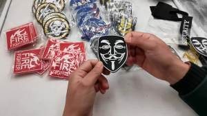 PVC Gum Military Series Warrior Subhine  Gatling Armband Velcro Morale Medal Backpack Stickers Patch