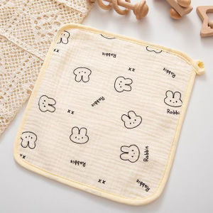 ผ้าเช็ดหน้าเด็ก 25*25cm ผ้าเช็ดมือเด็ก ผ้าฝ้าย พกสะดวก ผ้าสาลูเด็ก ดูดซับน้ํา ผ้าเช็คหน้าเด็ก
