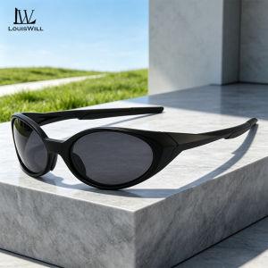LouisWill Men Sunglasses TAC Polarized Driving Glasses Outdoor Sports Glasses UV400 Lightweight Eyewear Clean Vision Sunglasses Cycling Riding Running Glasses
