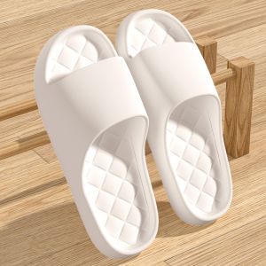 Simple and fashionable womens slippers bathroom bedroom couples non slip soft indoor and outdoor convenient mens slippers