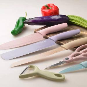 DXL InstaStyle Set of 6 Stainless Steel Portable Kitchen Knife & Tools